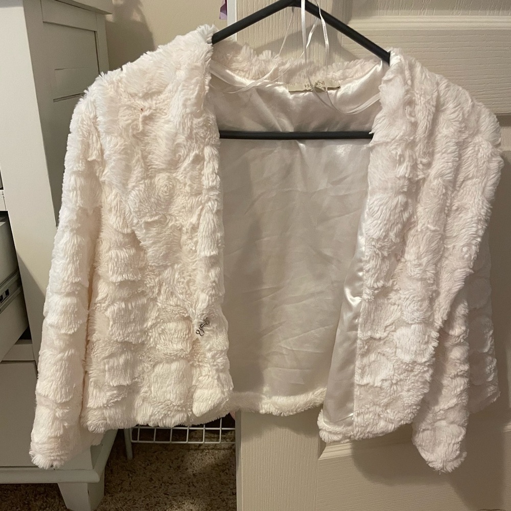 Faux fur coat size 2X